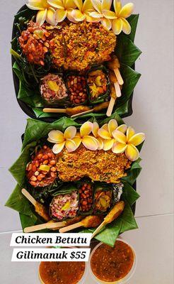 Chicken betutu, Authentic spices from Bali.