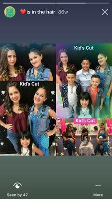 Photo shoot at Kid's Cut