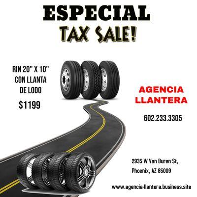 Agencia Llantera | Rin 20x10 con llanta de lodo $ 1199