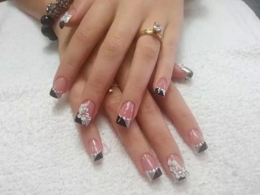 Nails by yadira corria in Delfis Salon...