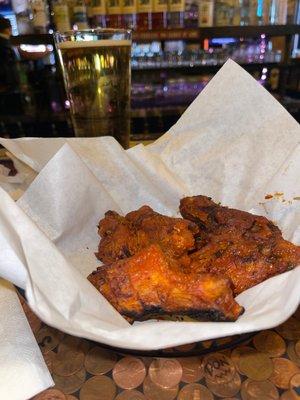 Mango Hot wings! Bud Light