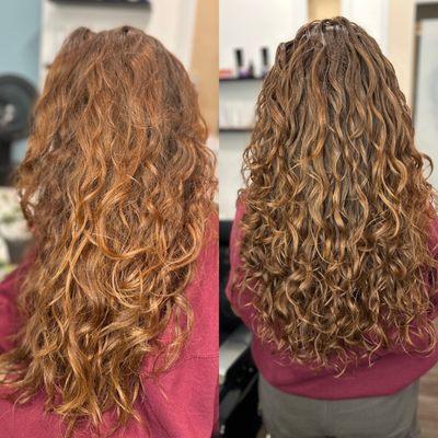 Curl Revival Before and After Sooooo incredible!!