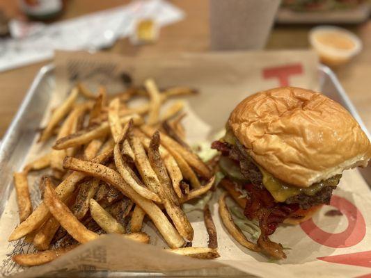 Fresh fries and soft buns