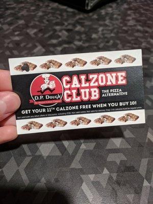 Don't forget to take one of these rewards cards!