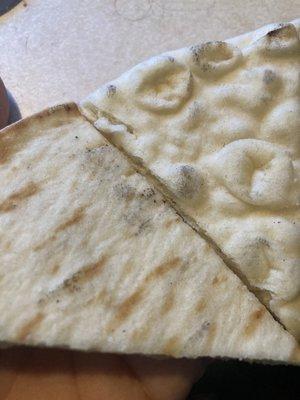 My pita bread is dirty