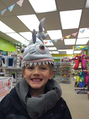 Shark hat