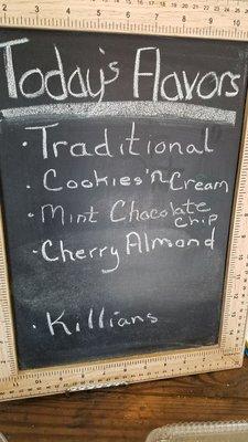 Today's flavors