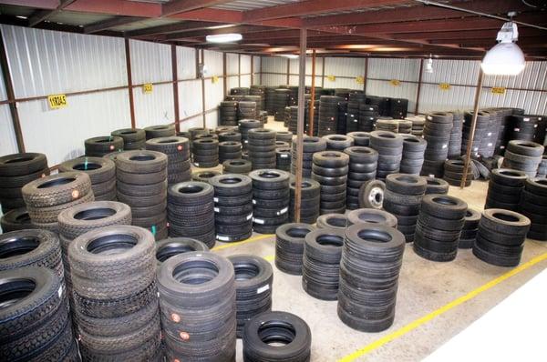 Wide inventory on new and used  tires