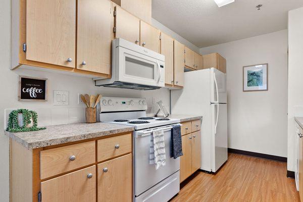 Kitchen with appliances