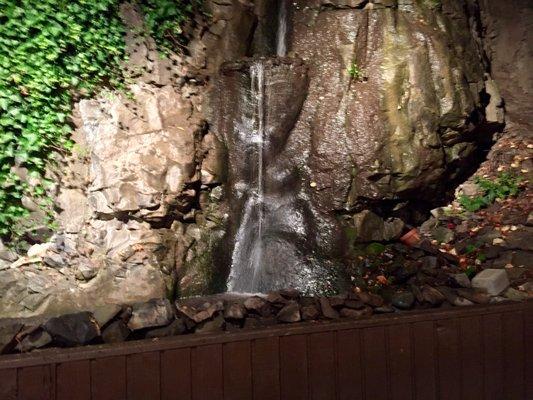 Waterfall at New Garden Chinese Restaurant