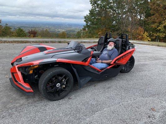 Rocky Top Adventures slingshot!  Fun ride!