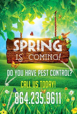 That means pests are coming out of hibernation. Are you prepared? If not, there's no need to panic! Let us help you protect your home.