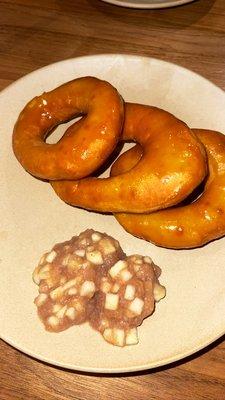 Maple Glazed Fried Donuts