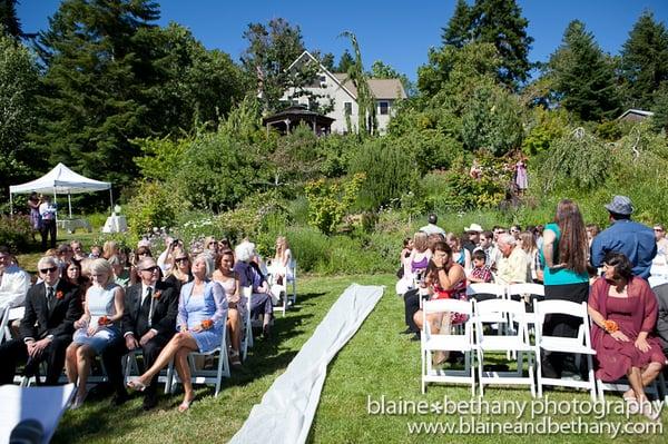 wedding ceremony site