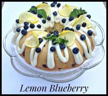 Lemon Blueberry Pound Cake