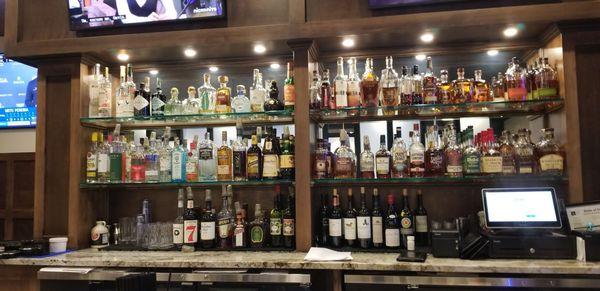 The back bar