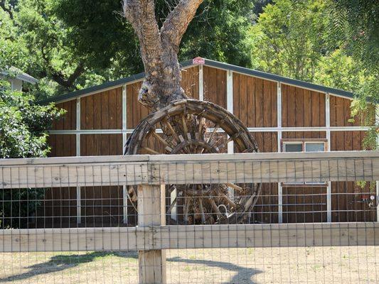 The barn.