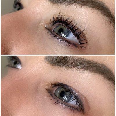 Lash lift. Lifts your lashes in a beautiful curl. Effect lasts up to 1.5 months