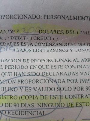 TE DAN DIRECCIONES EN DONDE DICEN YA NO HAY CITAS Y DESPUES TE DISEN QUE LA CASA YA ESTA EN RENTA YO PERDI $200 DOLARES Y TÚ????????