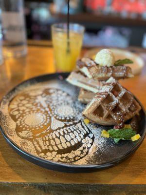 Churro waffles