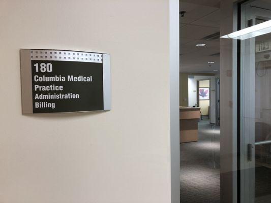 Suite 180: Admin and Billing Offices