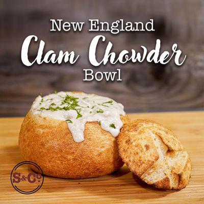 Clam Chowder Bread Bowls