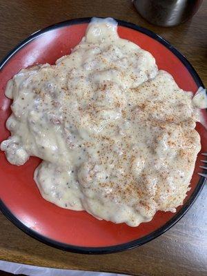 Small order of biscuits and gravy.