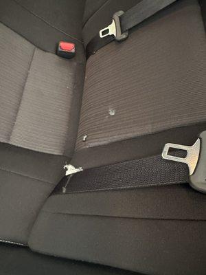 Back seat holes