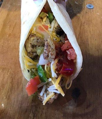 Chicken Fajita Taco