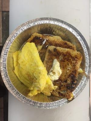 French toast n eggs