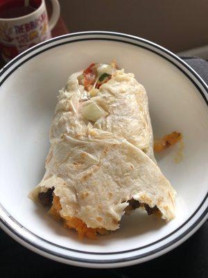 Beef burrito