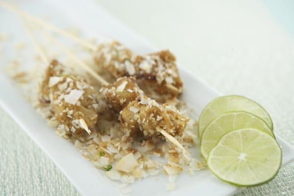 Coconut & Lime Seitan Skewers