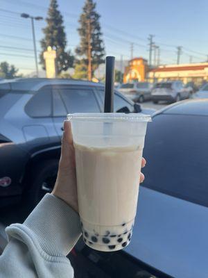 Banana milk boba driving me bananas  lol