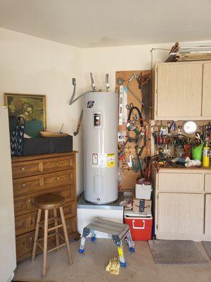 Water heater instal