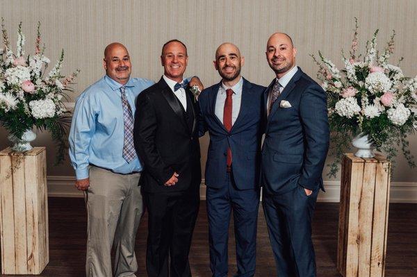 Nieces wedding . In the red tie looking Snazzy because of Zizzo's