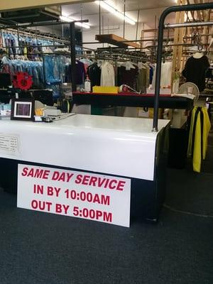 In house service, same day service available