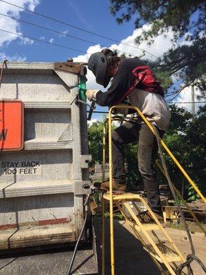 Truck bed repair