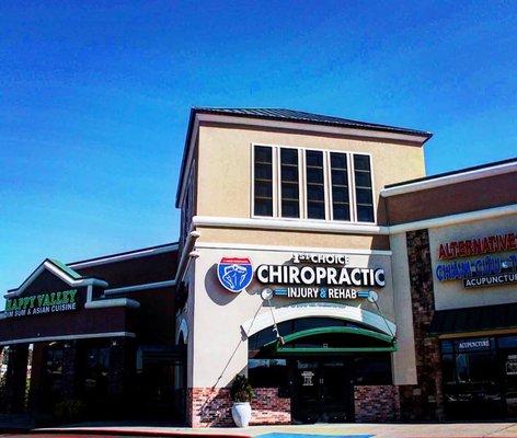 " 1st Choice " Injury and Rehab Clinic is Located at Hongkong plaza. address: 5495 Jimmy Carter Blvd , Norcross, Georgia 30093