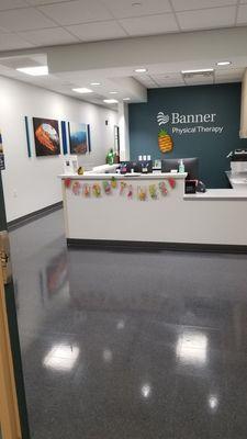 Physical Therapy reception desk