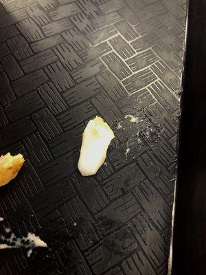 Bone I bit in my burrito!!