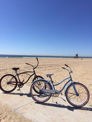 We have an amazing fleet of his and her bikes! Come ride fore only $5/hr or $20 for the whole day!