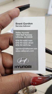 Brent Gordon service advisor