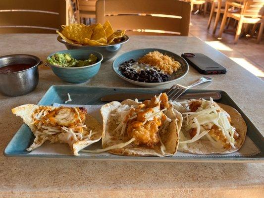 Baja fish tacos