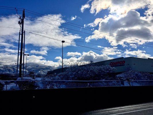 Beautiful Mountain View behind Costco!