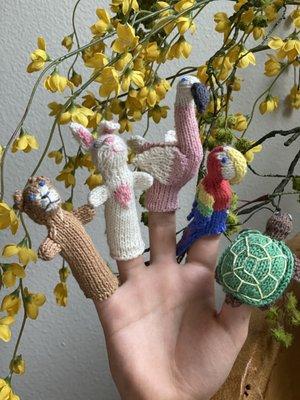 Animal Finger Puppets for Creative Play