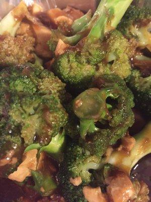 Tofu and broccoli