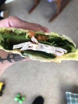 Cali Wrap. Kind of pathetic for the price.