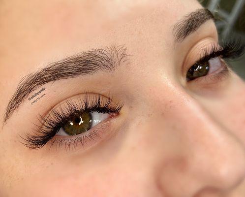 Eyelash extensions...