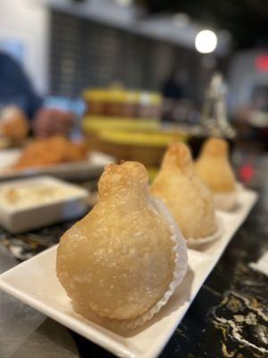 Deep fried pork dumpling