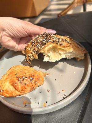 Everything bagel croissant